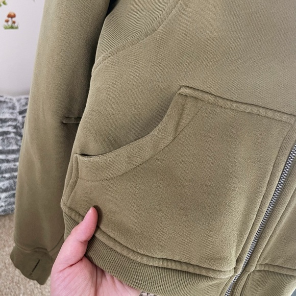 Lululemon Scuba Oversized Full Zip Hoodie - Bronze Green - Picture 6 of 12